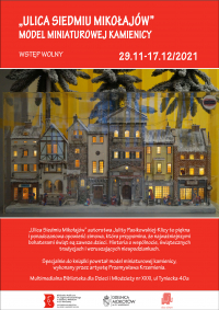 „Ulica Siedmiu Mikołajów” - model miniaturowej kamienicy