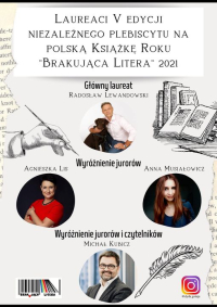 Wręczenie statuetki i dyplomów laureatom Plebiscytu Brakująca Litera 2021 r.
