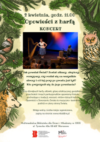 Opowieści o stworzeniu świata - opowieści z harfą.