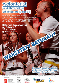 BATUCADA - SAMBA ULICZNA Z MIKOŁAJEM WIELECKIM DLA WOLONTARIUSZY!