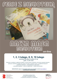 ON-LINE. Nasza Mała Biblioteka. Warsztaty dla dzieci w wieku 6-9 lat